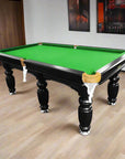Eeeza 9FT Black Frame Slate Billiard Pool Table β Ultimate Tournament-Grade Experience π±π₯