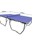 DOUBLE FISH Indoor Premium Competition & Training Table Tennis/Ping Pong Table - Black&Blue