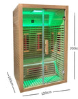 2 Person Full Spectrum Infrared Sauna