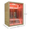 3 Person Full Spectrum Infrared Sauna