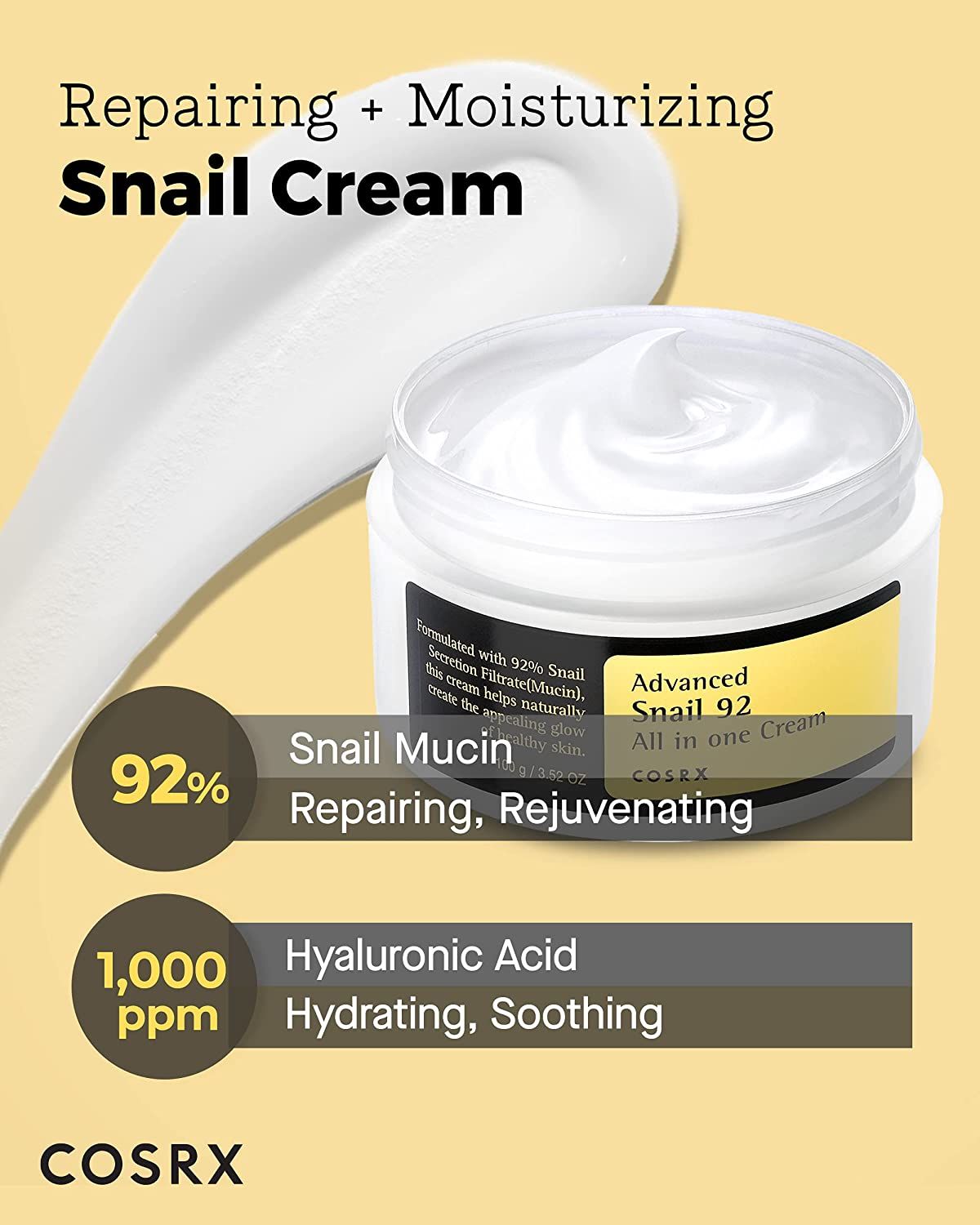COSRX Advanced Snail 92 All In One Cream 100ml