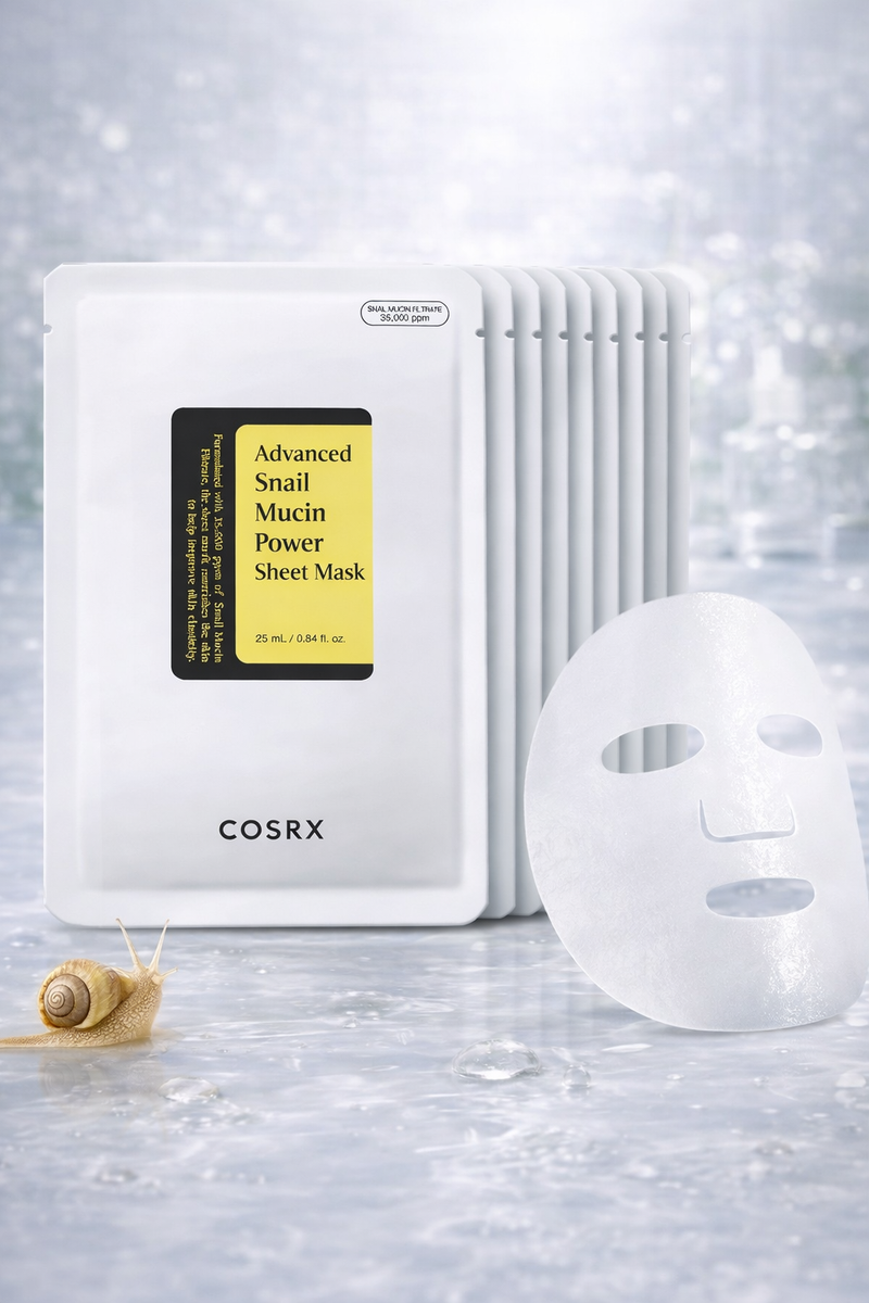 Advanced Snail Mucin Power Essence Sheet Mask (10 Sheets)