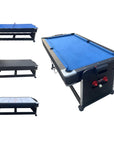 Eeeza 7FT 4-in-1 Multifunction Convertible Pool Table – Ultimate Entertainment for All Ages! 🎱🏓⚽🏒