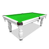 Eeeza 8FT White Frame Slate Billiard Pool Table – Modern Elegance, Professional Precision 🎱🤍