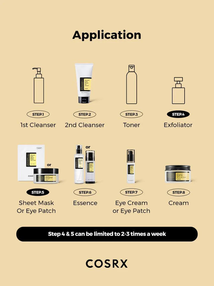 COSRX Advanced Snail Radiance Dual Essence – 80ml