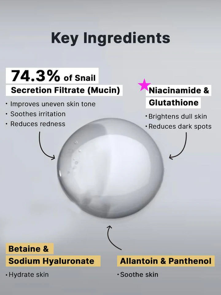 COSRX Advanced Snail Radiance Dual Essence – 80ml